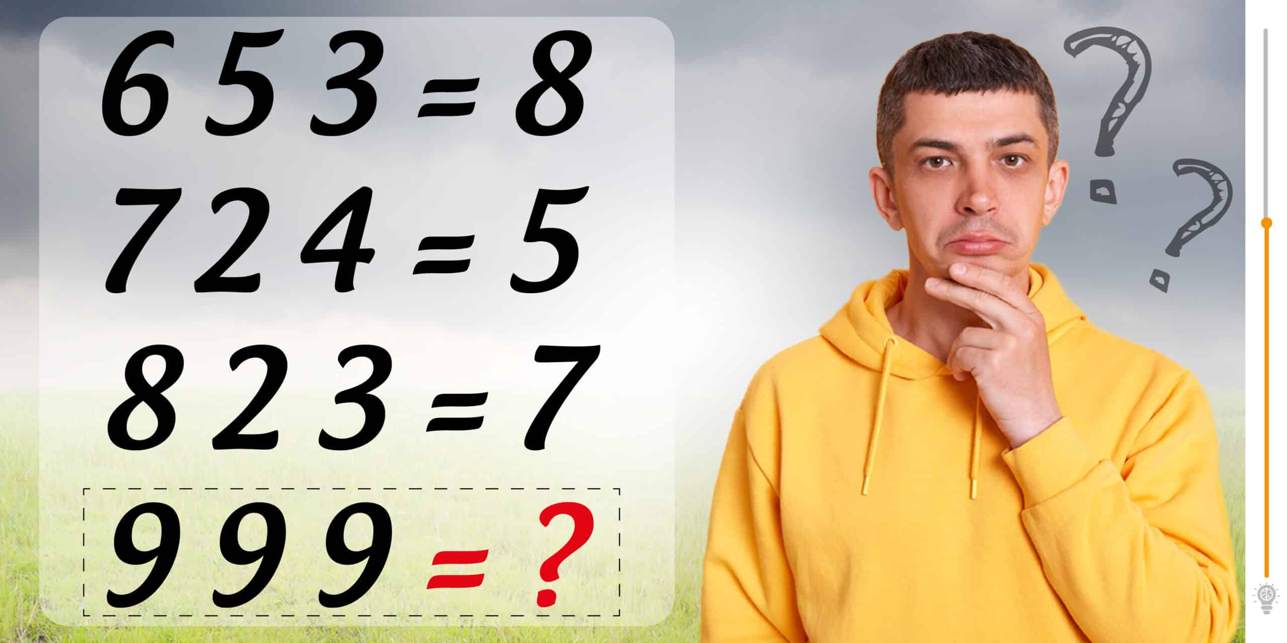 Fate lavorare il vostro cervello risolvendo rapidamente questa equazione!