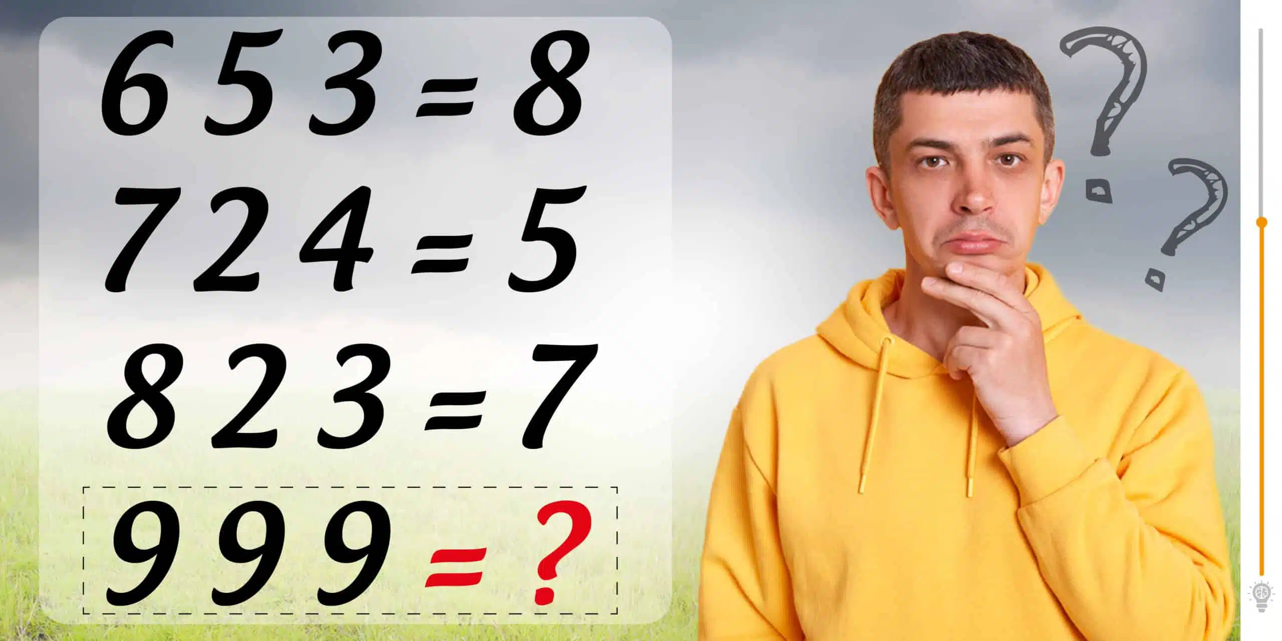 Fate lavorare il vostro cervello risolvendo rapidamente questa equazione!
