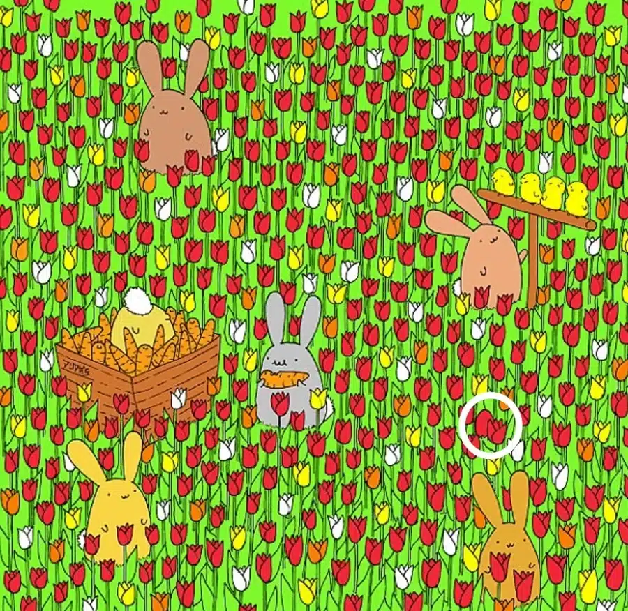 Test di illusione ottica del cervello: Riesci a trovare l'uovo di Pasqua nascosto nell'immagine in 12 secondi?