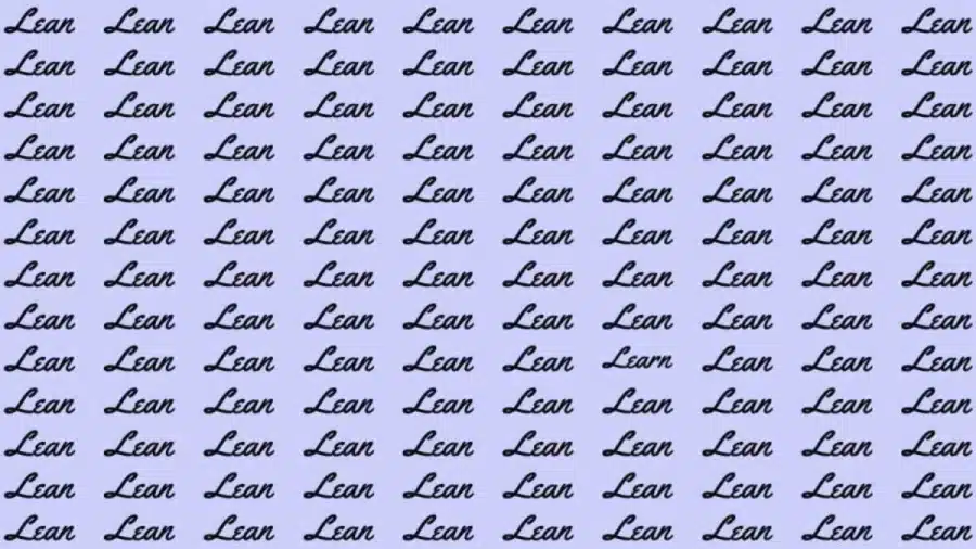 Test di osservazione: Se hai un occhio d'aquila, trova la parola 