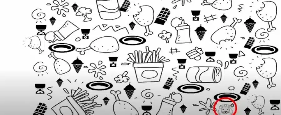 Illusione ottica della ricerca del leone: Riesci a trovare il leone in questa immagine?