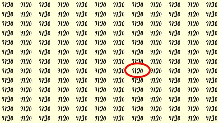 Riesci a trovare 9120 da 9720 in 20 secondi? Illusioni ottiche Spiegazioni e soluzioni