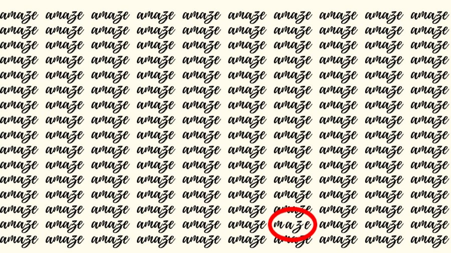 Test di osservazione: Se hai gli occhi dell'aquila, trova la sorprendente parola labirinto in 20 secondi