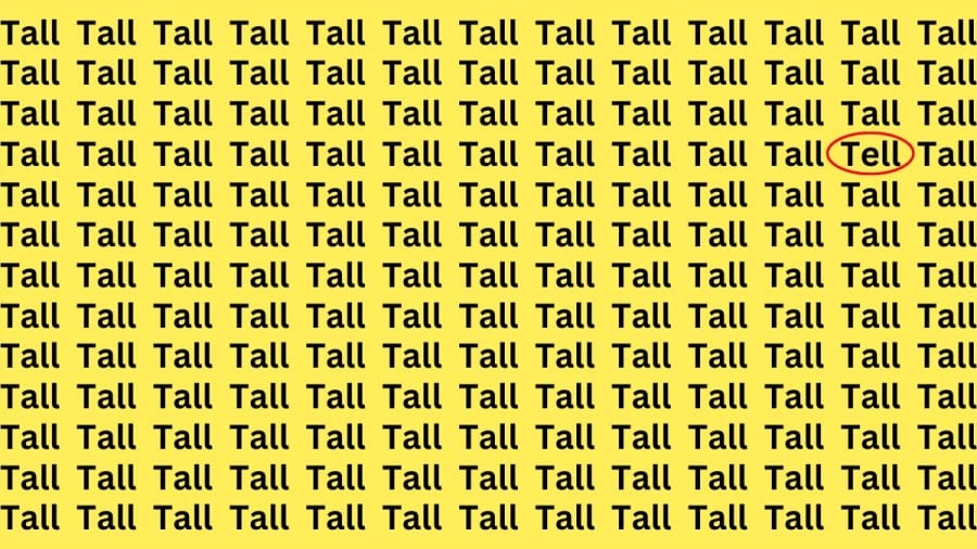 Illusioni ottiche: Se hai occhi acuti, trova le parole in Tall Man in 14 secondi Illusioni ottiche: Se hai gli occhi acuti, trova le parole in Tall Man in 14 secondi