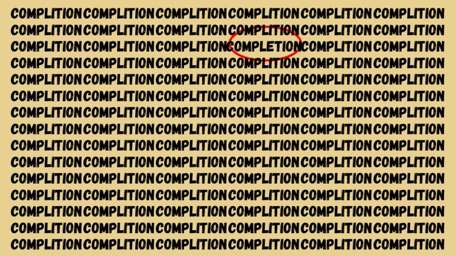 Test di capacità di osservazione: Se avete un occhio attento, provate a trovare la parola di completamento Test di capacità di osservazione: Se hai un occhio attento, prova a trovare la parola di completamento
