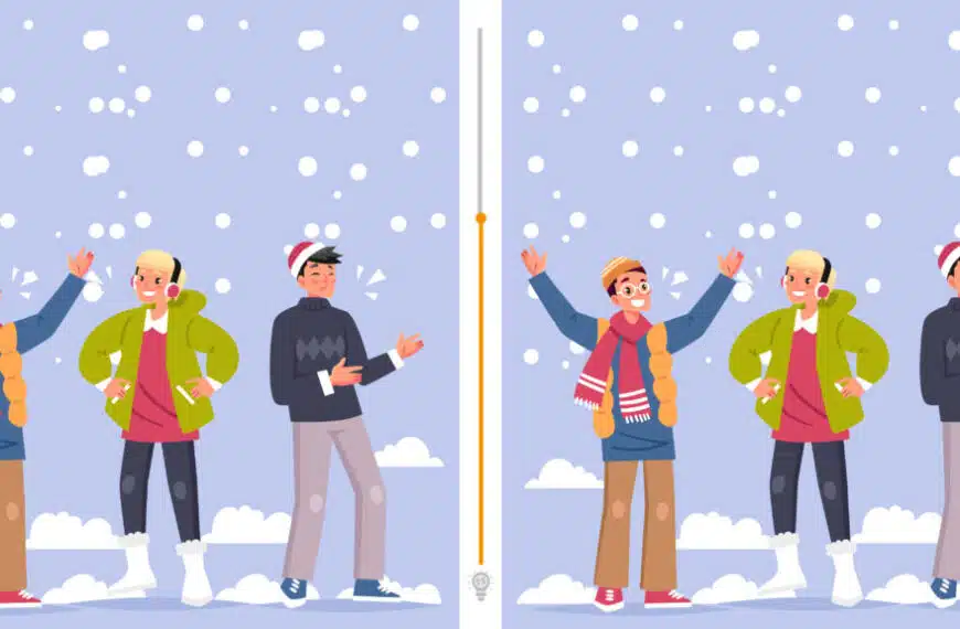 Sfida visiva: trova le 5 differenze tra queste due immagini in meno di 25 secondi!