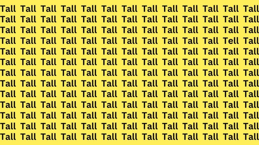 Illusioni ottiche: Se hai gli occhi acuti, trova le parole in Tall Man in 14 secondi Illusioni ottiche: Se hai gli occhi acuti, trova le parole in Tall Man in 14 secondi