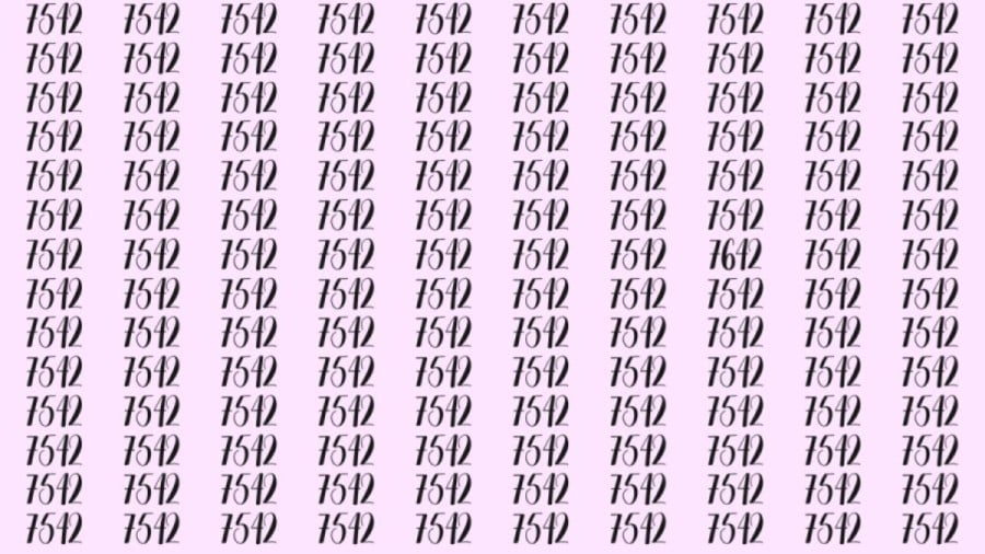 Riesci a trovare 7642 su 7542 in 10 secondi? Illusioni ottiche Spiegazioni e soluzioni