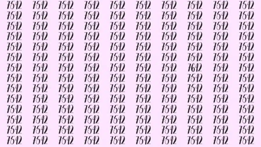 Riesci a trovare 7642 su 7542 in 10 secondi? Illusioni ottiche Spiegazioni e soluzioni