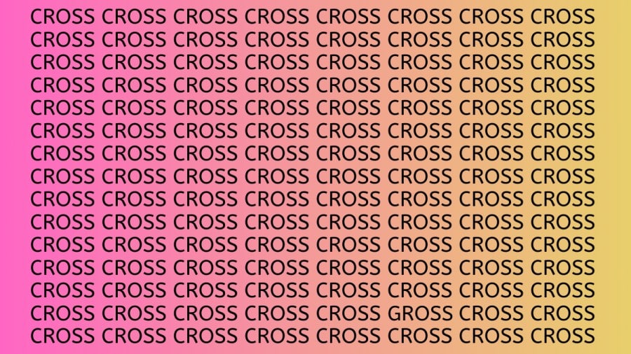 Test di abilità di osservazione: Usa i tuoi occhi acuti per trovare la parola 