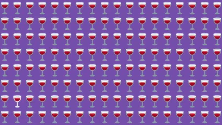 Test di capacità di osservazione: Riesci a trovare lo strano bicchiere di vino nell'immagine entro 12 secondi?