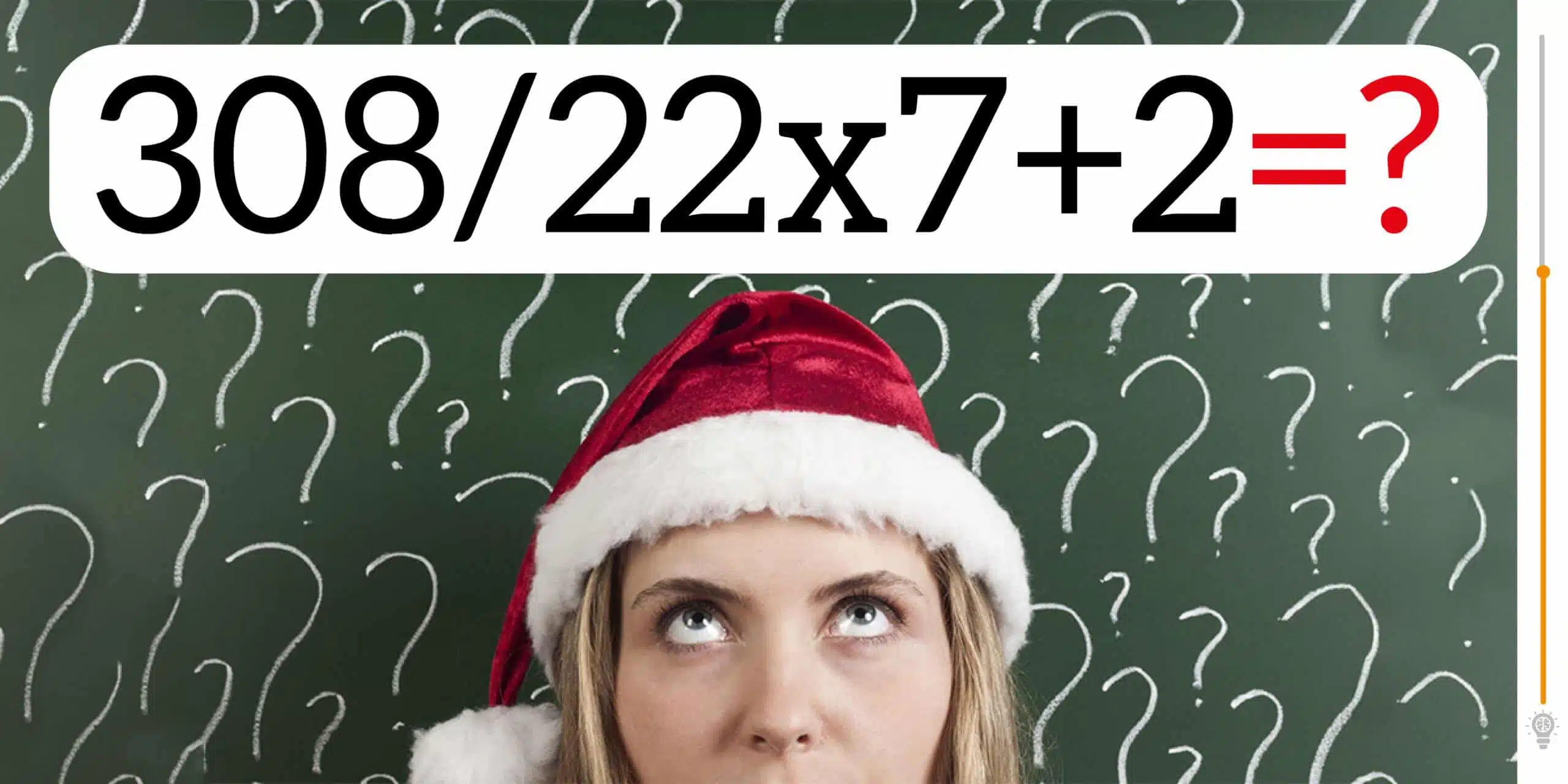 Test matematico: senza usare la calcolatrice, cercate di risolvere l'equazione in meno di 30 secondi.