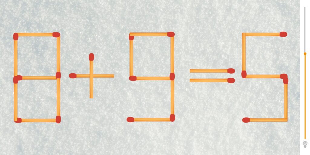 Sfida matematica: metti alla prova il tuo QI e sposta 1 fiammifero per risolvere l'equazione in meno di 25 secondi!