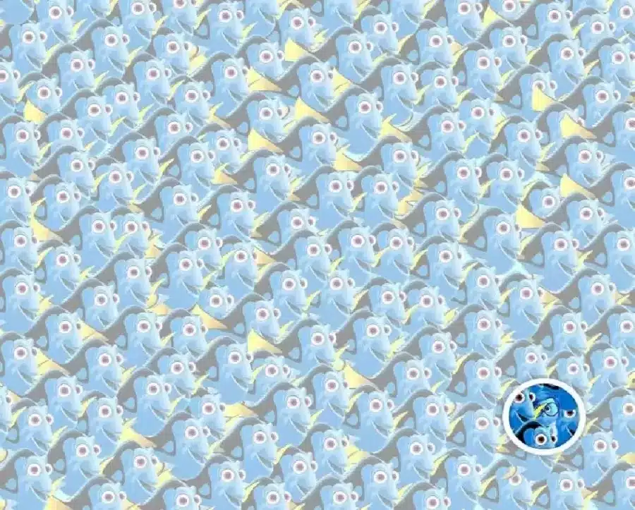Non siate tristi! Rilevate invece la tristezza dall'interno verso l'esterno in questa illusione ottica