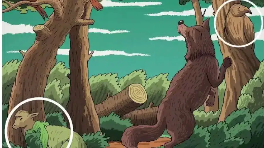 Illusione ottica: Riesci a trovare 2 animali nascosti in 8 secondi?