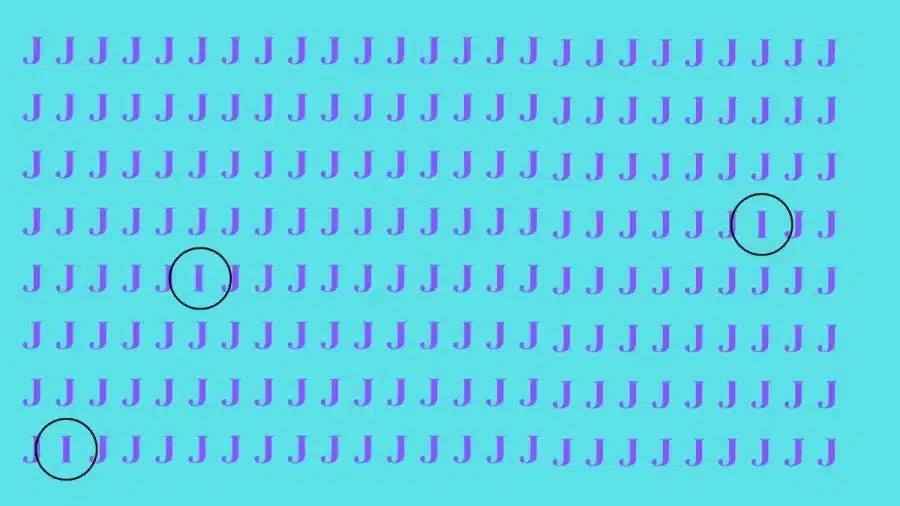 Test di illusione ottica del cervello: Riesci a trovare tutte e tre le J in 18 secondi?