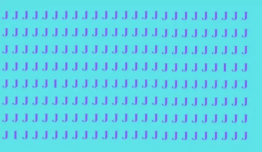 Test cerebrale di illusione ottica: Entro 18 secondi, sei in grado di trovare tutte e tre le “J”?