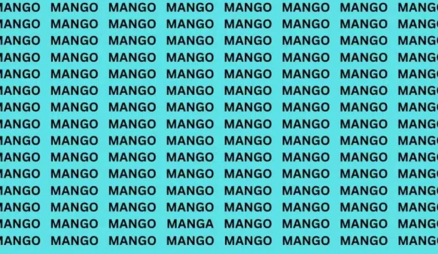 Illusione ottica: Se hai gli occhi dell’aquila trova la parola Manga in 20 secondi