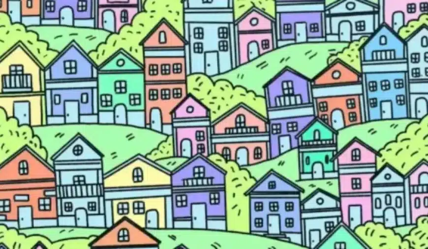 Riesci a trovare la casa senza porta? Spiegazione e soluzione dell’illusione ottica