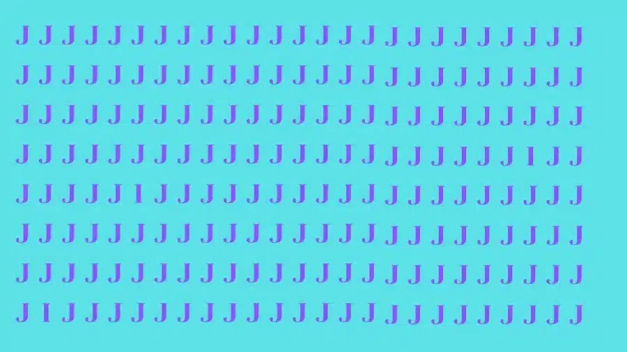 Test di illusione ottica del cervello: Riesci a trovare tutte e tre le J in 18 secondi?