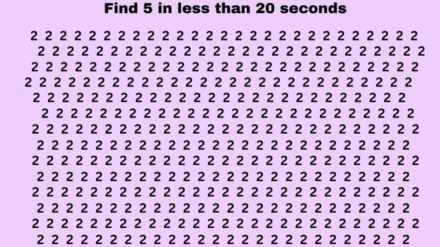 Test di illusione ottica del cervello: se hai l'occhio dell'aquila, trova 2 su 5 in 20 secondi