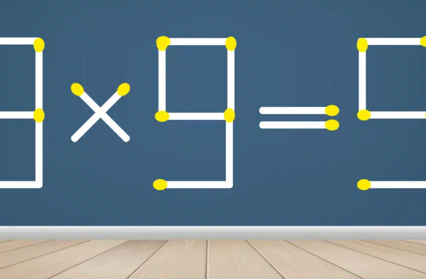 Sfida matematica: aumenta il tuo QI spostando solo 1 fiammifero. Riesci a vincere in meno di 25 secondi?