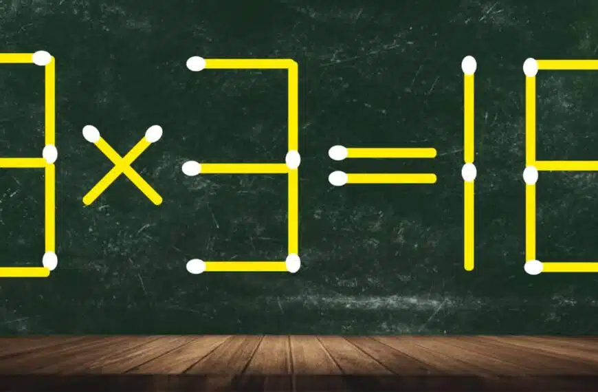 Indovinello matematico: sei un genio? Dimostralo spostando 1 solo fiammifero in meno di 20 secondi!
