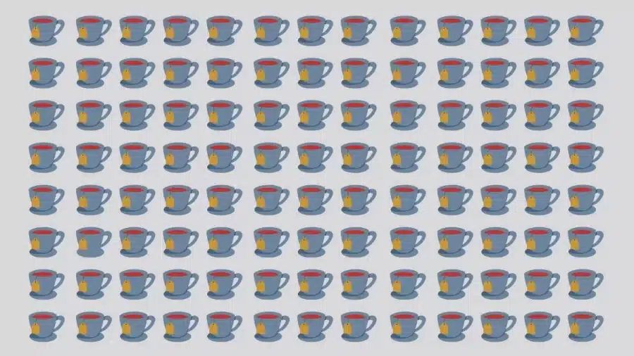 Test del QI sull'illusione ottica: Una delle tazze è diversa dalle altre. L'avete vista?