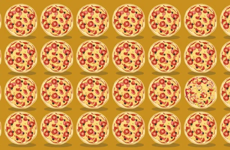 Test visivo: trova una pizza diversa in meno di 10 secondi, se ci riesci!