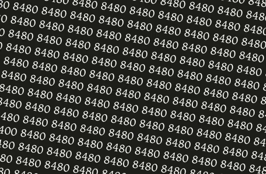 Test visivo: trova il numero 8400 in meno di 15 secondi per dimostrare che sei eccezionale!