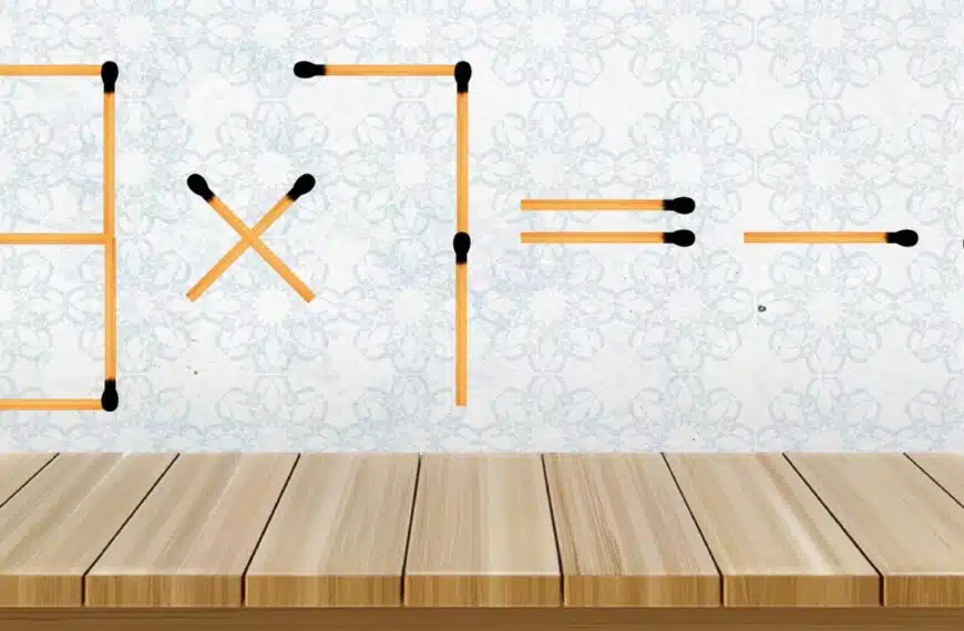 Puzzle matematico: metti alla prova il tuo genio eliminando 4 fiammiferi per risolvere questo puzzle in meno di 40 secondi!