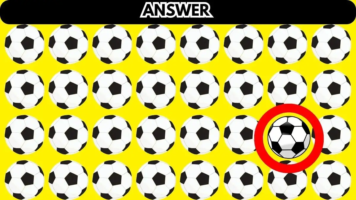 Sfida di illusione ottica: riesci a trovare la strana palla in 10 secondi?