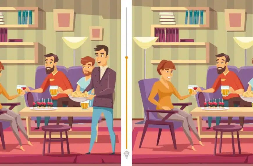 Sfida visiva: metti alla prova la tua attenzione ai dettagli e divertiti a individuare le 4 differenze in meno di 35 secondi.