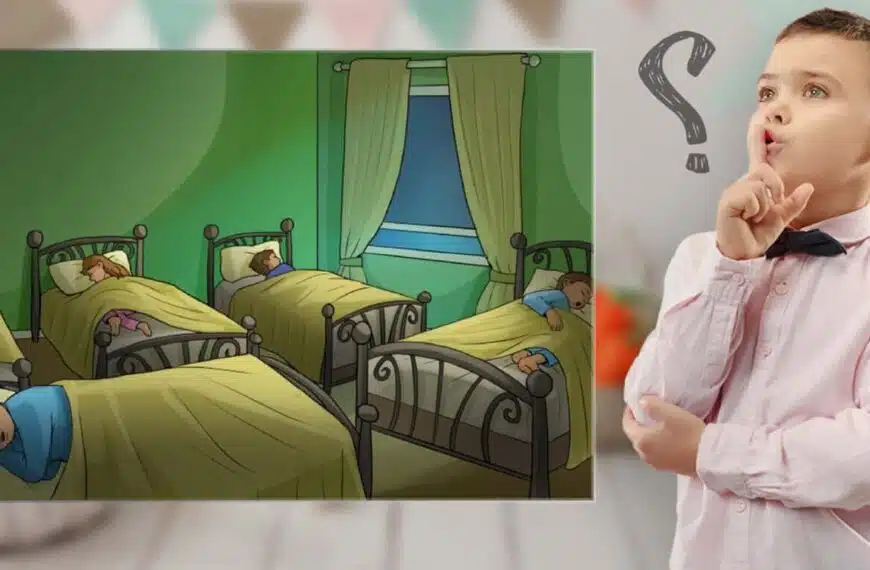Puzzle visivo: scopri quale bambino è scappato dalla finestra ed è tornato a tarda notte in 15 secondi