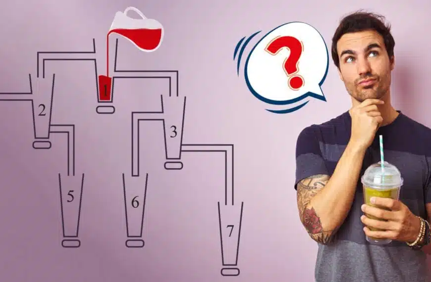 Sfida di logica: aumenta il tuo QI determinando quale bicchiere si riempirà per primo!