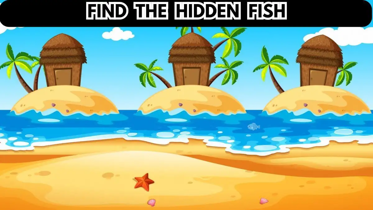Sfida di illusione ottica: riesci a trovare il pesce nascosto in 8 secondi?