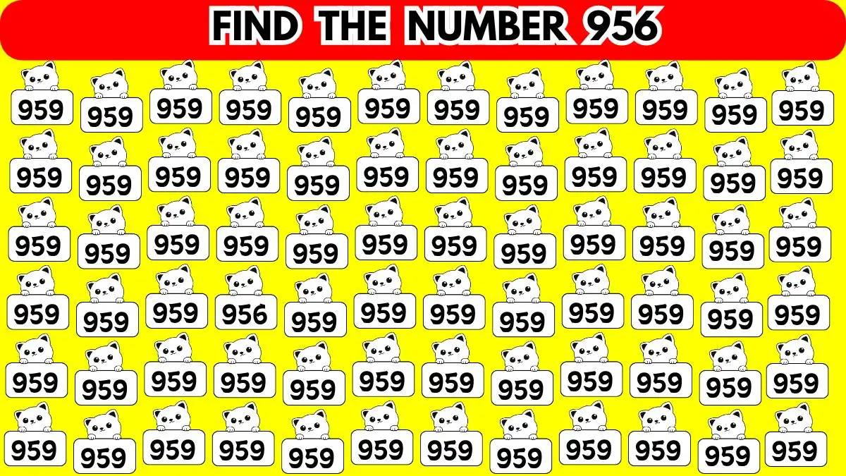 Illusioni ottiche: riesci a trovare i numeri nascosti in 10 secondi?