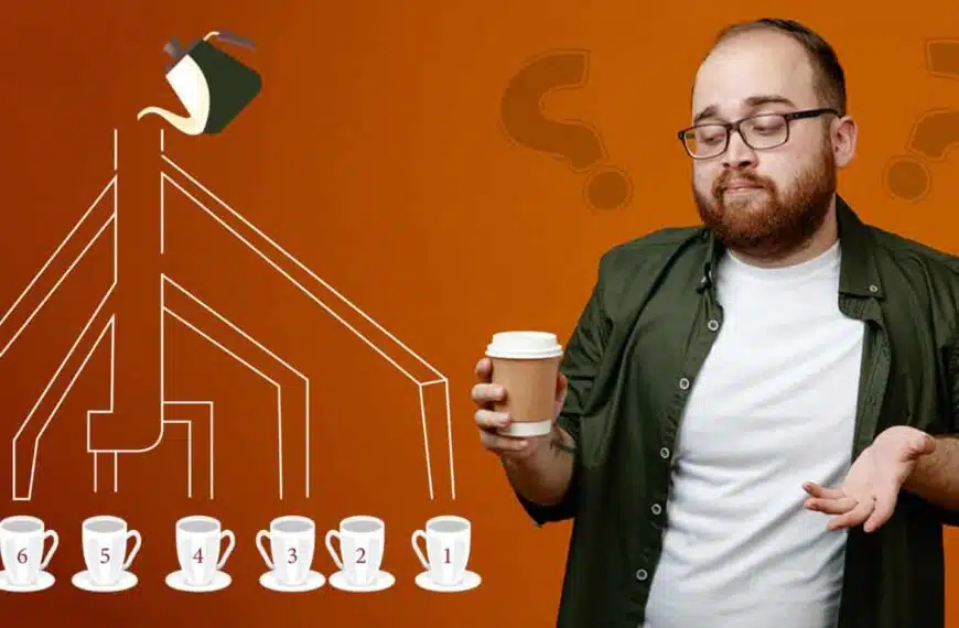 Sfida di logica: metti alla prova il tuo QI e vedi quale tazza di caffè si riempie prima!