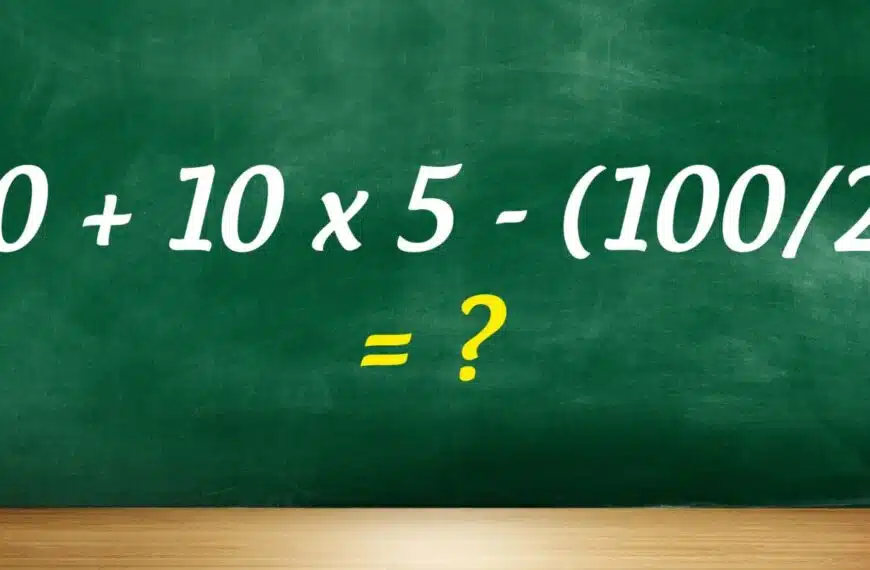 Indovinello matematico: metti alla prova il tuo quoziente intellettivo in 30 secondi con questa equazione birichina!