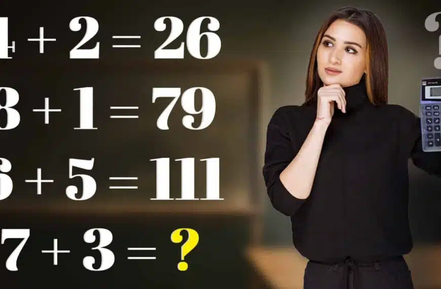 Sfida matematica: metti alla prova il tuo QI in un attimo con questo quesito da risolvere in 20 secondi – Sei pronto?