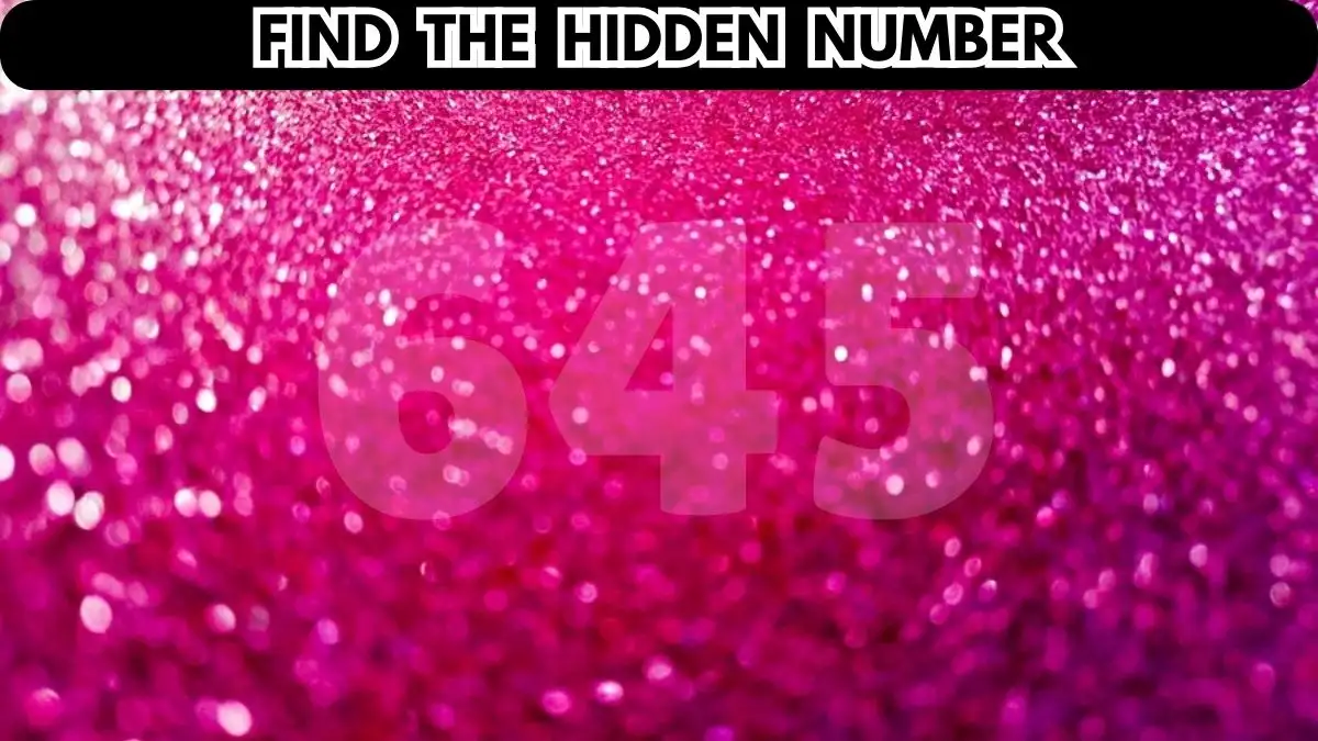 Illusioni ottiche: riesci a trovare i numeri nascosti in 10 secondi?