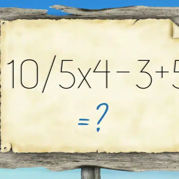Sfida matematica: metti alla prova il tuo QI con questa equazione da risolvere in meno di 7 secondi!