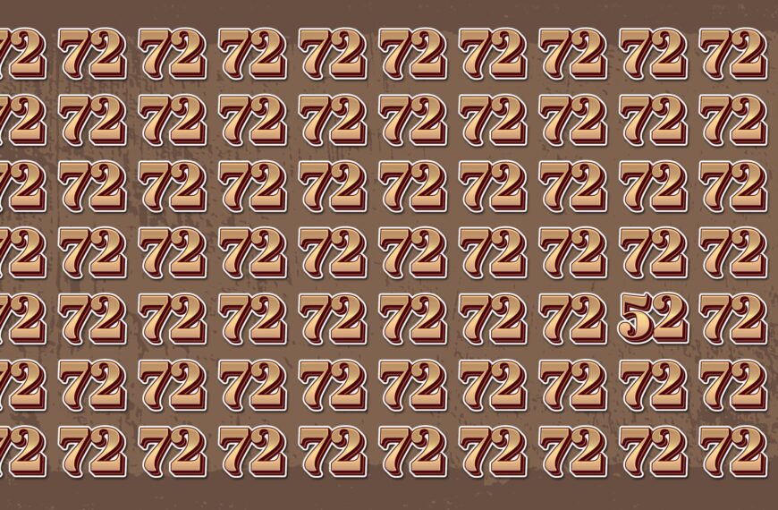 Sfida visiva: riuscite a identificare l'intruso nascosto tra i numeri 72 in meno di 30 secondi?