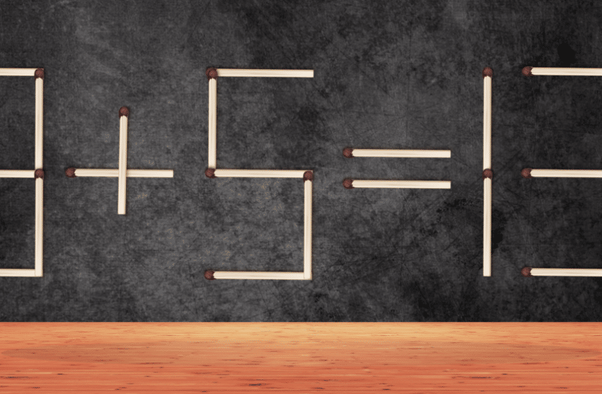 Puzzle matematico: metti alla prova il tuo QI in 15 secondi! Riuscite a risolvere questo rompicapo aggiungendo una sola corrispondenza?