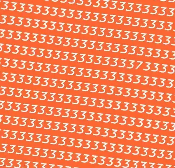 Sfida visiva: accetta l’ultima sfida e trova il numero dispari tra i numeri 3 in meno di 8 secondi!