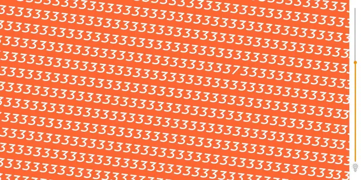 Sfida visiva: accetta l’ultima sfida e trova il numero dispari tra i numeri 3 in meno di 8 secondi!