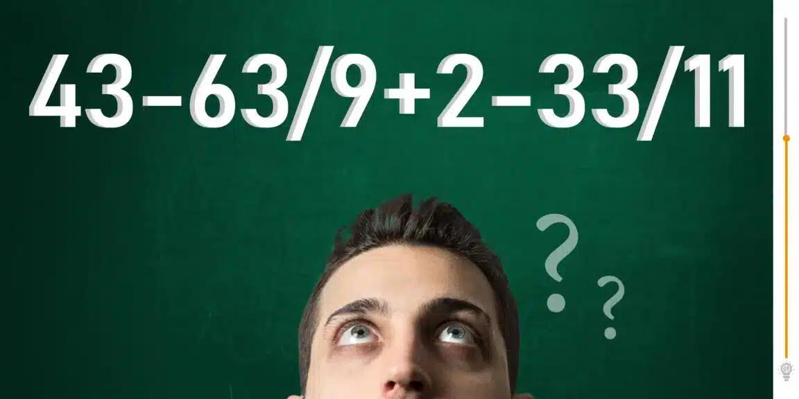 Sfida matematica: metti alla prova il tuo QI risolvendo questa equazione in meno di 15 secondi!