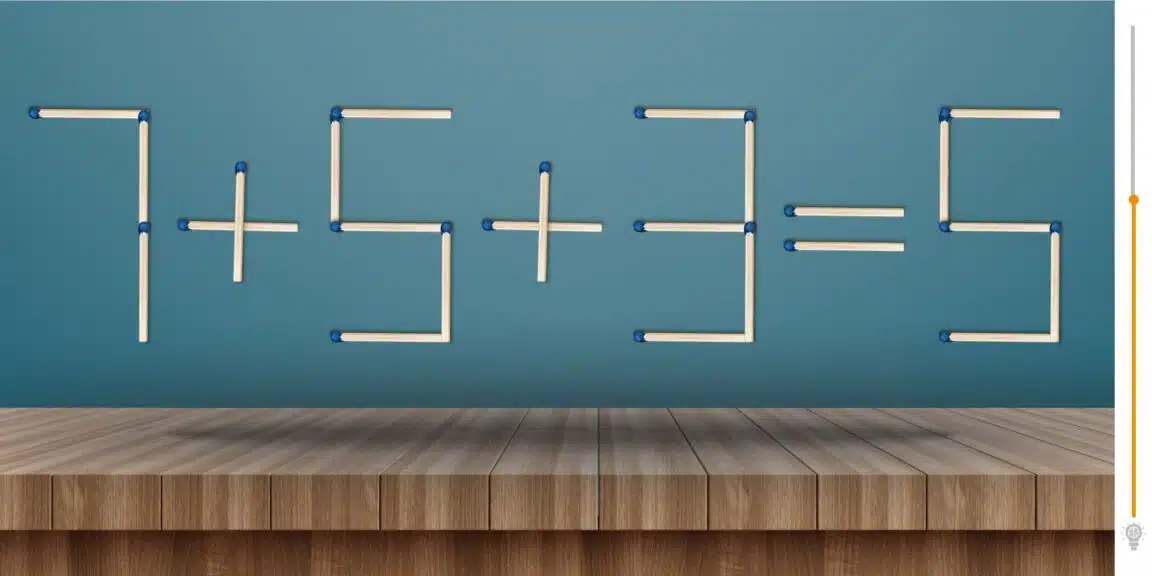 Indovinello matematico: metti alla prova il tuo QI spostando un solo fiammifero: riuscirai a vincere in meno di 10 secondi?