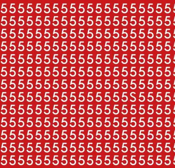Sfida visiva: riuscite a individuare il numero dispari tra i numeri 5 in meno di 10 secondi?