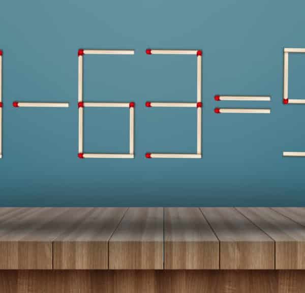 Indovinello matematico: puoi dimostrare il tuo genio spostando solo 2 fiammiferi in meno di 15 secondi?